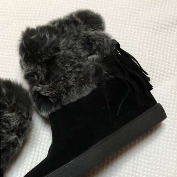 BNIB Black Suede Waterproof/Stain Resistant Booties - Picture 6 of 15